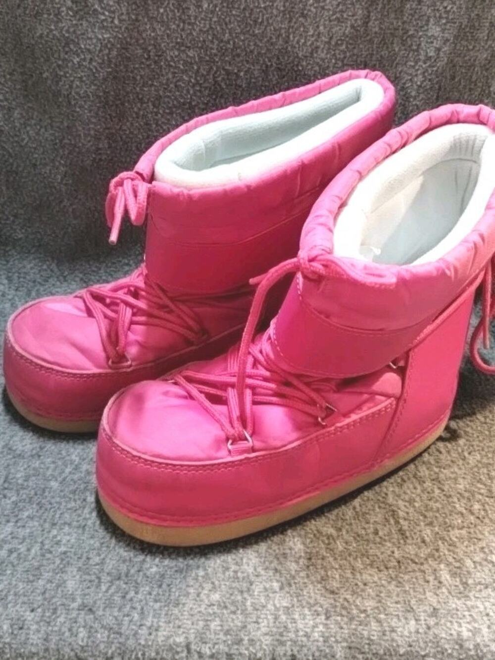Nova Kids Moon Boots - Girls - Fuchsia Pink - Size 3 - Snow - Warm - Insulated